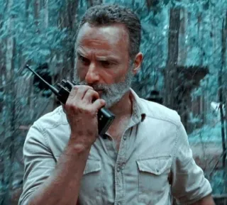 Rick Grimes by @Lieutenant_Nightwolf telegram stickers