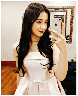 🥀 Nancy Jewel McDonie kpop, sänger, promi, frau, selfie, kleid, asiatisch, schönheit whatsapp sticker