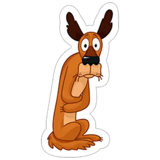 🙀 หมา, การ์ตูน, สัตว์, สติกเกอร์ telegram sticker