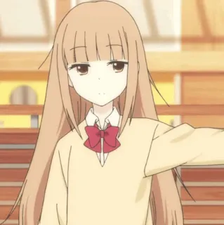 🥕 Anime, Cartoon, Mädchen, Schuluniform, Süß whatsapp sticker