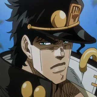 🌟 Jotaro Kujo JoJo's Bizarre Adventure Anime, Manga, Jotaro Kujo, JoJo's Bizarre Adventure, Charakter, Illustration, Animation telegram sticker