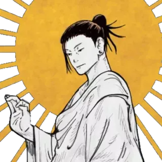 🙏 Suguru Geto Jujutsu Kaisen anime, manga, jujutsu kaisen, sorcerer, villain telegram sticker
