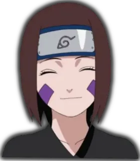 ☺️ Rin Nohara Naruto anime, Naruto, Rin Nohara, personaje, pegatina telegram sticker