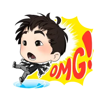 😲 omg! Seru, Kartun, Ya ampun, Kaget whatsapp sticker