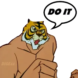 @STIKERFORALL TIGER MAN- L'UOMO TIGRE telegram stickers
