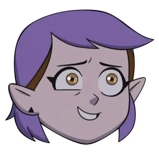 😅 Amity Blight The Owl House Amity Blight, The Owl House, Cartoon, Animated Character, Disney, Television telegram sticker
