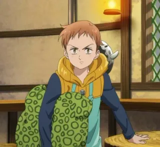 ✨ King The Seven Deadly Sins Anime, Manga, Raja, The Seven Deadly Sins, Karakter, Raja Peri telegram sticker