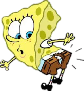 😝 Spongebob Squarepants Dessin animé, Bob l'éponge, Carré, Nickelodeon, Drôle, Animation telegram sticker