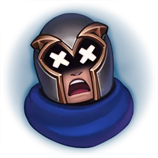☠️ helmet, dead, cartoon, expression telegram sticker