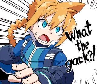 Azure Striker GUNVOLT :: @line_stickers telegram stickers