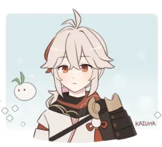 🌟 Kazuha Genshin Impact KAZUHA Anime, Kazuha, Genshin Impact, Personagem, Video game telegram sticker