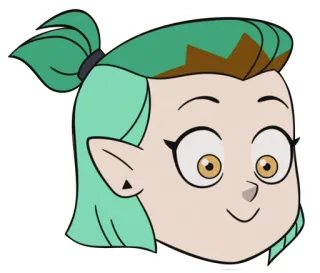 🙂 Amity Blight The Owl House hoạt hình, phù thủy, Blight, Amity, Ngôi Nhà Cú Mèo telegram sticker