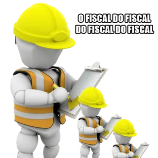 😗 O FISCAL DO FISCAL
DO FISCAL DO FISCAL inspector, construcción, profesión, portapapeles, uniforme, inspectores telegram sticker