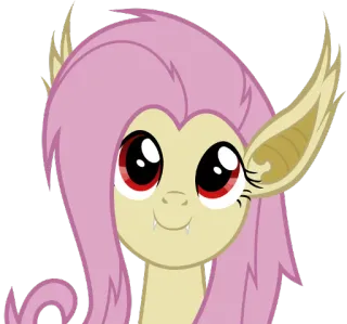 🙂 Fluttershy My Little Pony Fluttershy, My Little Pony, Pony murciélago, Dibujos animados, lindo, Personaje ficticio telegram sticker
