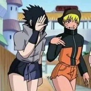 😙 Sasuke, Naruto Naruto Animé, Fanart, Crossover, Drôle, Manga, Comédie telegram sticker