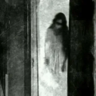 😶 fantasma, paranormal, espírito, assustador, sobrenatural, arrepiante, aparição telegram sticker