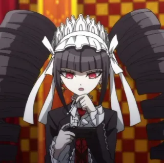 🃏 Celestia Ludenberg Danganronpa Anime, Jogo, Personagem, Gótico, Celestia Ludenberg, Danganronpa telegram sticker
