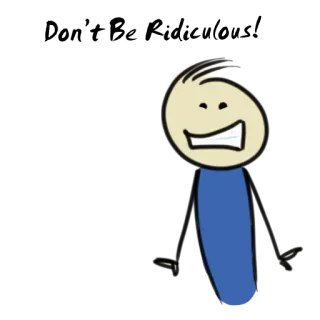 😖 I don't know you patyczak, kreskówka, obraźliwe, niegrzeczne, sarkastyczne, śmieszne telegram sticker