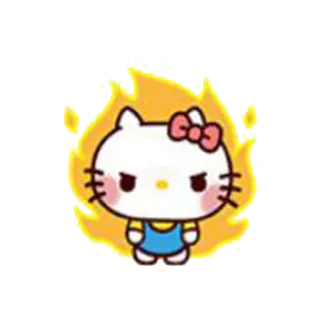 😡 Hello Kitty Hello Kitty, Dibujos animados, Pegatina, Anime, Kawaii, Lindo whatsapp sticker
