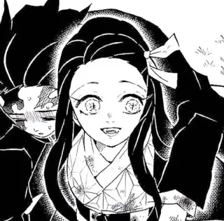 🌿 Nezuko Kamado Demon Slayer Anime, Dämon, Manga, Nezuko, Demon Slayer whatsapp sticker