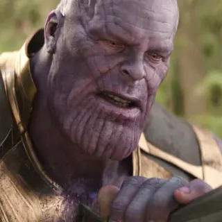 💜 Thanos Avengers movie, supervillain, purple, marvel, infinity gauntlet, villain telegram sticker
