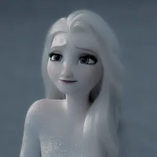 🌨 Elsa Frozen Elsa, La Reine des Neiges, Disney, Reine, Glace, Dessin animé telegram sticker