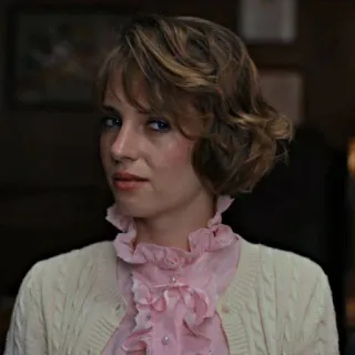 😐 Robin Buckley Stranger Things Robin Buckley, Stranger Things, Personagem, Retrato, Maya Hawke, Estilo anos 80 telegram sticker