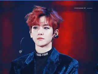 🖤 ZERO-FOUR k-pop, idol, music, baekhyun, singer telegram sticker
