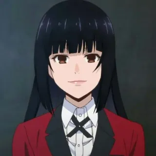 ☕️ Yumeko Jabami Kakegurui Anime, Kakegurui, Yumeko Jabami, Apostas, Uniforme escolar telegram sticker