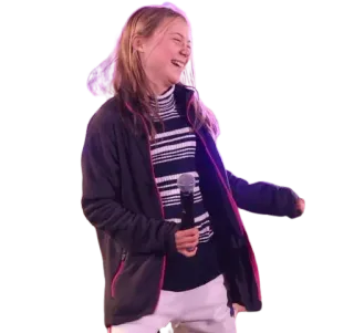 💃 Greta Thunberg activist, climate change, Greta Thunberg, environmentalist, protest telegram sticker