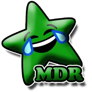 😂 MDR ridere, stella, emoji, lol, mdr, francese telegram sticker