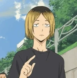 😑 Kenma Kozume Haikyuu!! Anime, Haikyuu, Kenma, Kozume, Charakter, Katze telegram sticker