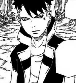 🪐 Kawaki Boruto 川木, 动漫, 漫画, 博人, 角色, 忍者, 日本, 插画 telegram sticker