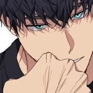 💍 アニメ, 男, 男性, キャラクター, ポートレート telegram sticker
