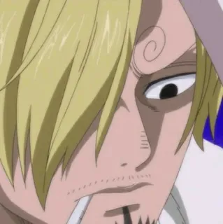 🎷 Sanji One Piece Anime, Manga, Kochen, Zigarette, Pirat whatsapp sticker