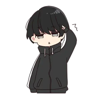 👋 Anime, Manga, Personaggio, Chibi, Carino, Arte telegram sticker