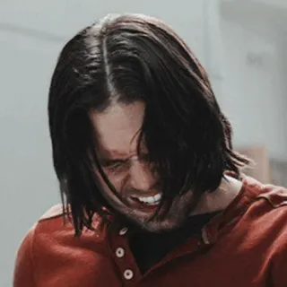 😐 Bucky Barnes Зимний Солдат, Marvel, Супергерой, Себастиан Стэн telegram sticker