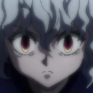 🧊 Neferpitou Hunter x Hunter anime, manga, hunter, chimera ant, cat, pitou telegram sticker