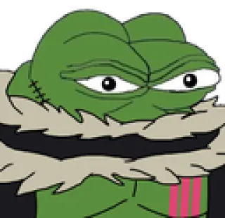 😐 Pepe the Frog pepe, sapo, meme, meme da internet telegram sticker