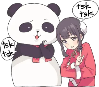 😏 tsk
tsk
tsk
tsk Panda, Fille Anime, Tsk, Mignon, Dessin animé whatsapp sticker