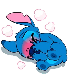 🙈 Stitch Lilo & Stitch Hoạt hình, Dễ thương, Disney, Người ngoài hành tinh, Buồn ngủ telegram sticker