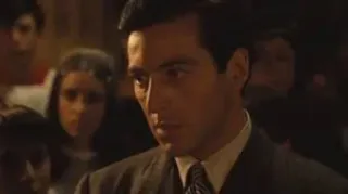 😏 Michael Corleone The Godfather film, The Godfather, Michael Corleone, Al Pacino, mafia, kejahatan telegram sticker