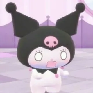 😱 Kuromi kuromi, sanrio, anime, desenho animado, fofo whatsapp sticker