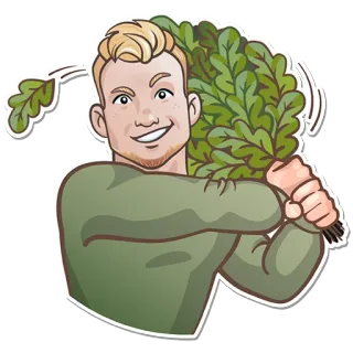Кирюня Костыль by @rugby_stickers telegram stickers