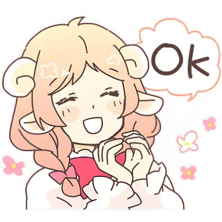 Ани и Оскар @Nyasticks whatsapp stickers