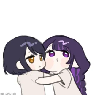 💠 Anime, LGBT, Kartun, Karakter, Ilustrasi, Clip art whatsapp sticker