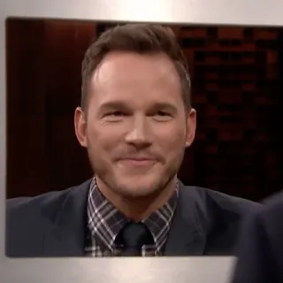 🐁 Chris Pratt Chris Pratt, aktor, selebriti, wawancara, televisi telegram sticker