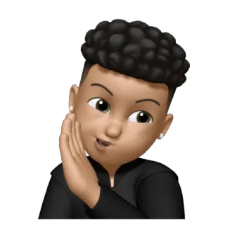 😁 Memoji, Аватар, Лицо, Мультфильм, Эмодзи, Человек, Жест whatsapp sticker