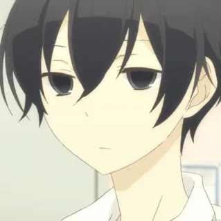 🐾 Shiomi Tanaka-kun is Always Listless 动漫, 男孩, 困倦, 无精打采, 学校 telegram sticker
