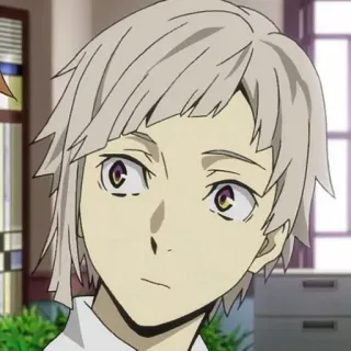 🍥 Atsushi Nakajima Bungo Stray Dogs Anime, Manga, Bungo Stray Dogs, Atsushi Nakajima whatsapp sticker